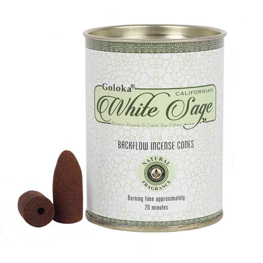 Something Different - Goloka White Sage Wierookkegels - Backflow - Multicolours